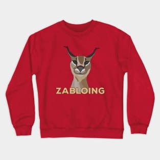 Zabloing Cat Meme Crewneck Sweatshirt